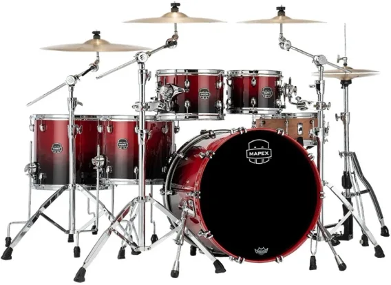 Mapex Saturn SR628XURQ - Scarlet Fade Shellpack
