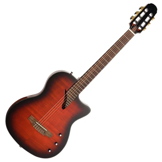 Tanglewood TEMDC8CG, Thinline Dominar Classical w/PU Cognac Gloss
