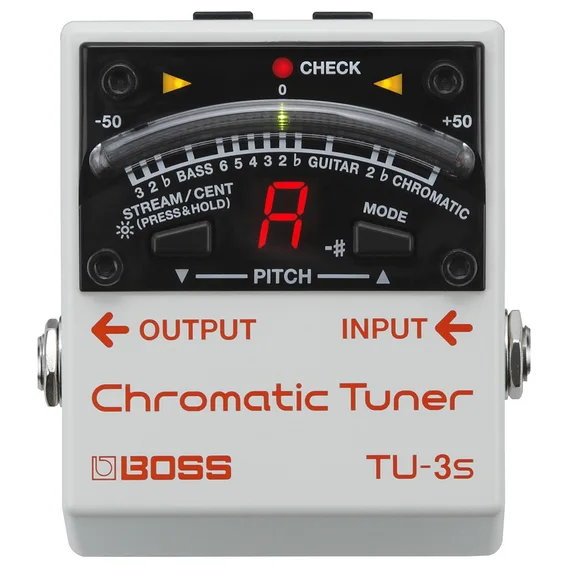 Boss TU-3S, Chromatic Tuner Small