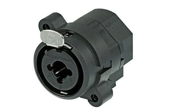 Neutrik NCJ6FIS XLR chassis 3P Hun combo XLR/jack