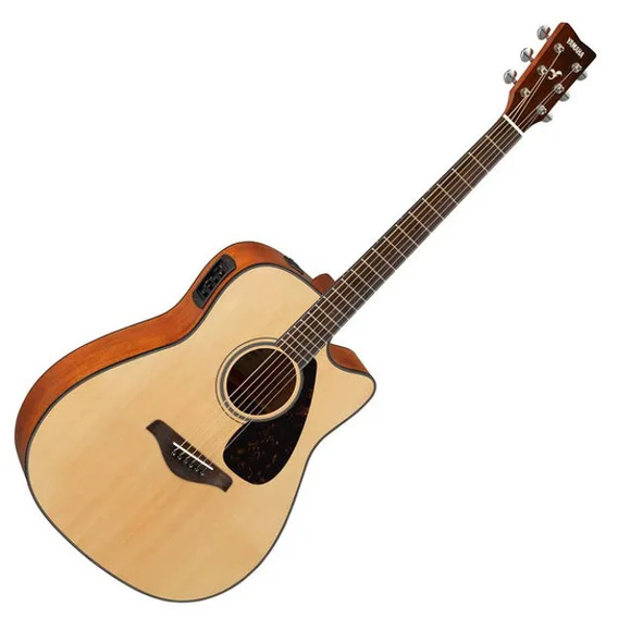 Yamaha FGX800C Natural Cutaway