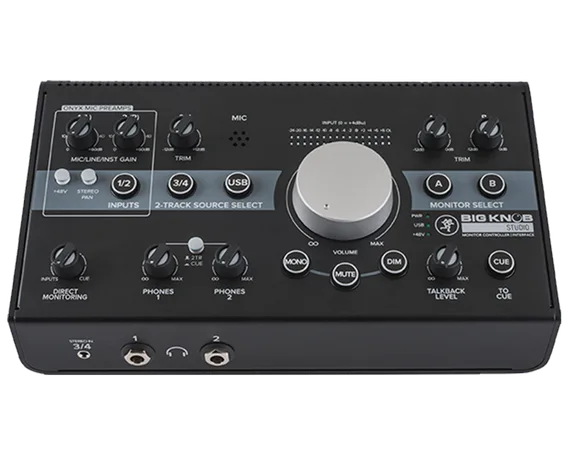 Mackie Big Knob 3x2 studio monitor controller,96kHz, USB I/O