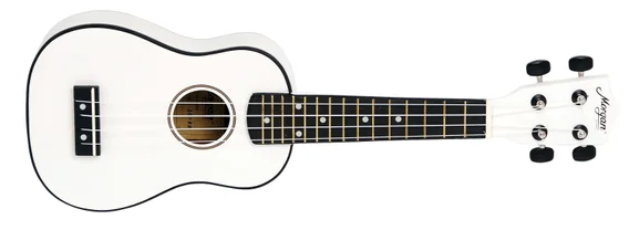 Morgan UK S 100 WH, Sopran Ukulele White