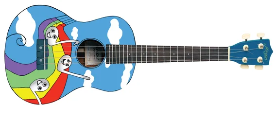 Morgan UK S 100 Rainbow, Sopran Ukulele