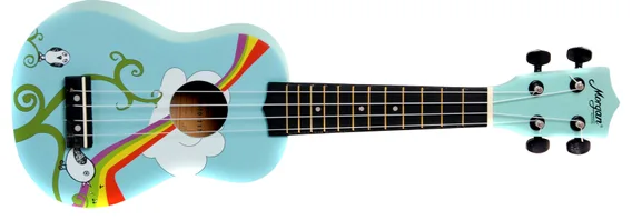 Morgan UK S 100 Bird, Sopran Ukulele
