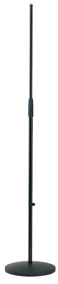 K&M 260/1B, Mikrofonstativ Lett Rett m/Rund fot Sort