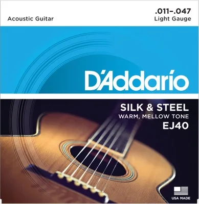 D'Addario EJ40, Silk & Steel 11-47