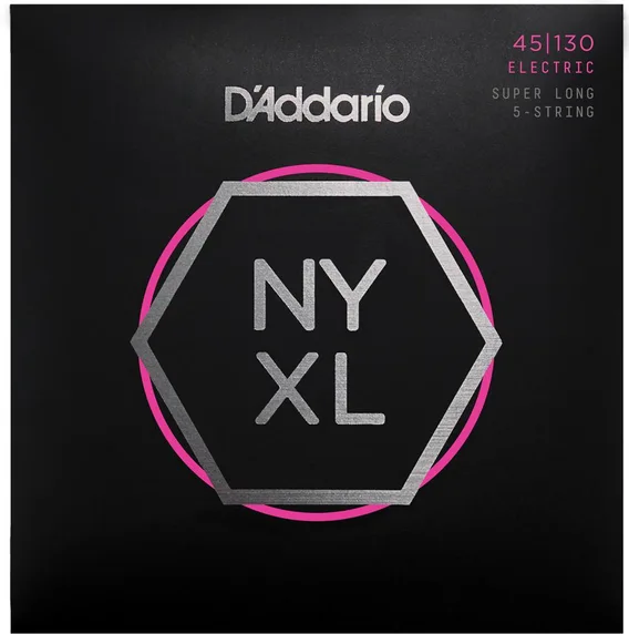D'addario NYXL 45-130SL, 5-str El. Bass Super Long Scale