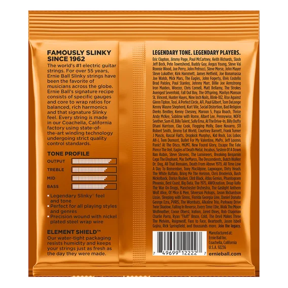 Ernie Ball EB-2222, Hybrid Slinky