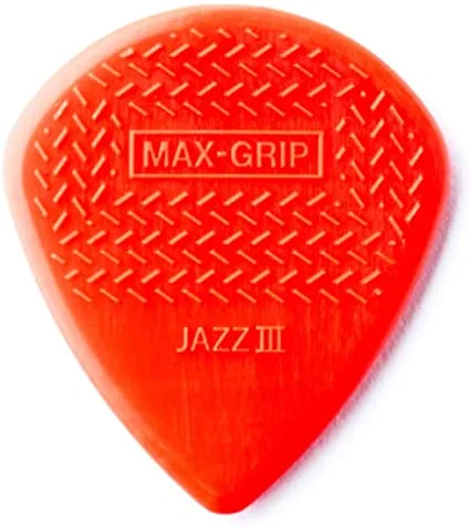 Dunlop Nylon Max-Grip Jazz III, Players Packs 6pcs.