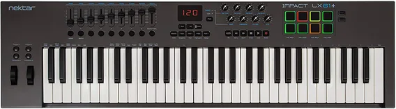 Nektar Impact LX61+, Midi Keyboard 61 Tangenter
