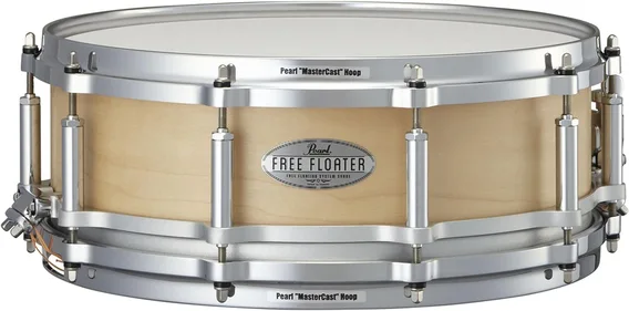 Pearl 14 x 5.0, FFS 6 ply (7.5mm) Maple Free Floater