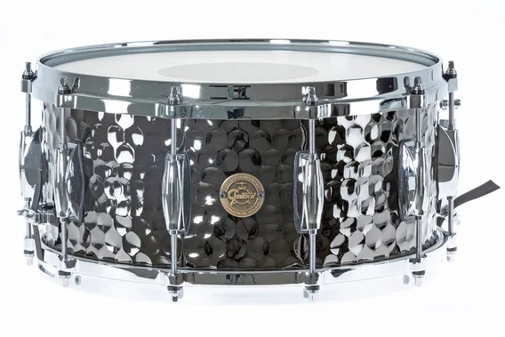 Gretsch Snare Drum Full Range Hammered Black Steel 14"x5