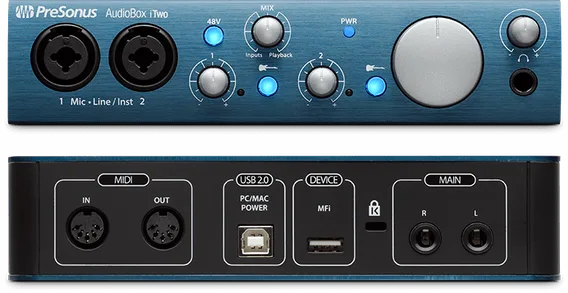PreSonus AudioBox iTwo, Lydkort