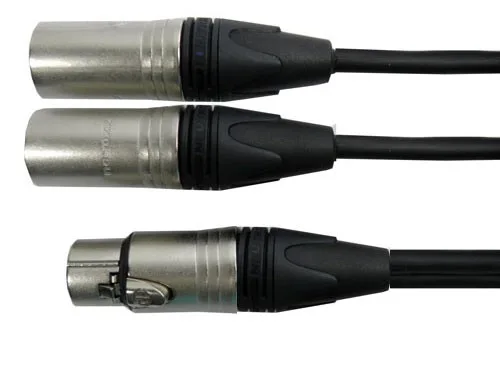 Schulz EXE1, XLR Splitt 1xHun til 2xHan 1m.