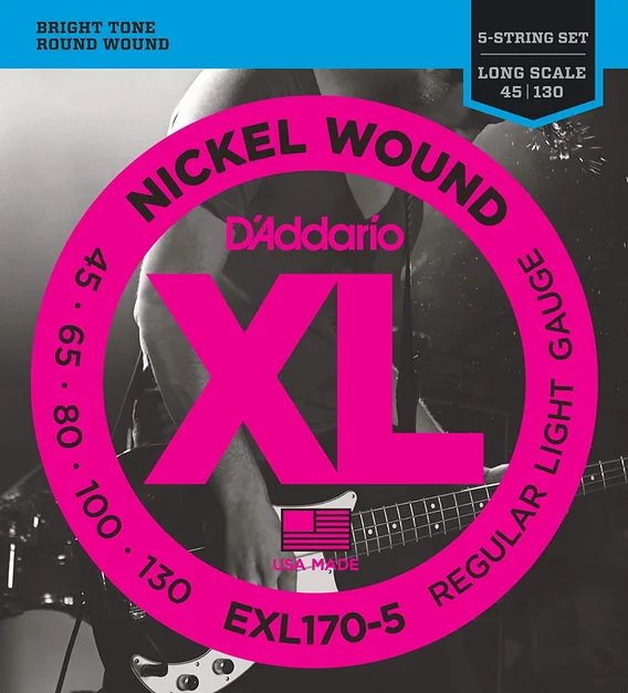 D'Addario EXL-170-5 El. Bass (045-130)