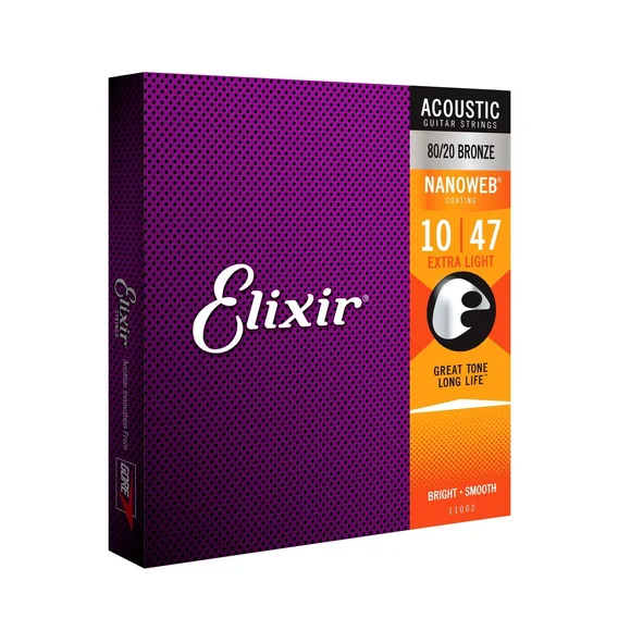 Elixir 11002 Nanoweb Akustisk, 010-047