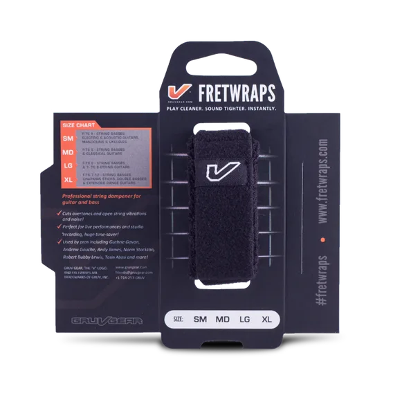 Gruv Gear FretWraps 1-Pack Black – Large