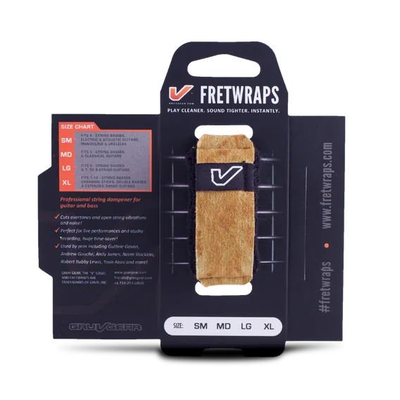 Gruv Gear FretWraps Wood Maple String Muters 1-Pack Small