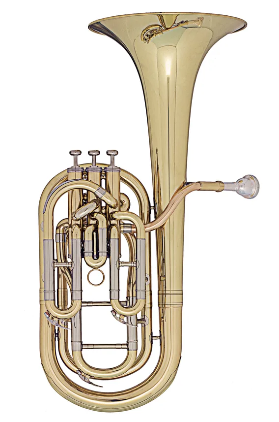 MTP mod. 124 Baritone/Tenorhorn Bb m/comp system. Intermediate-modell