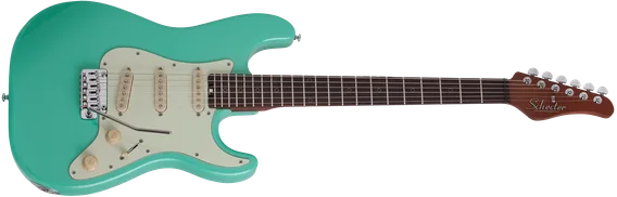 Schecter Nick Johnston Traditional, TRAD-HSS Atomic Green