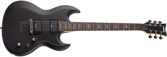 Schecter Demon S-II Aged Black Satin