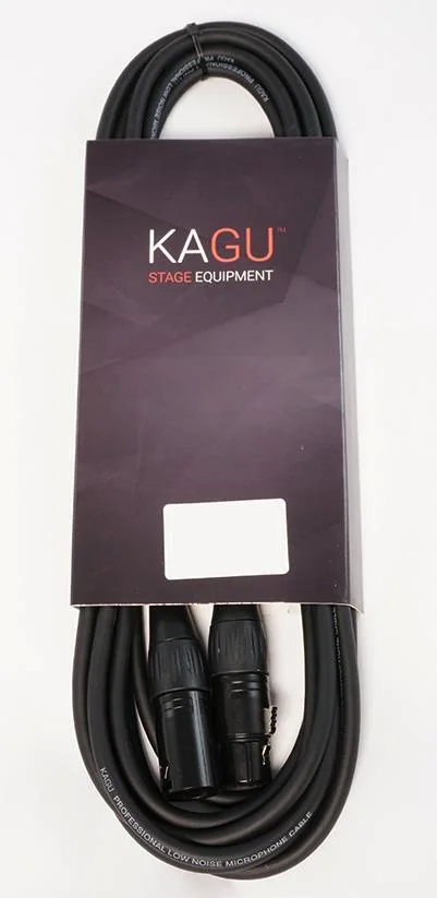 KAGU DMNXBK DMX-kabel 5m 3-pin