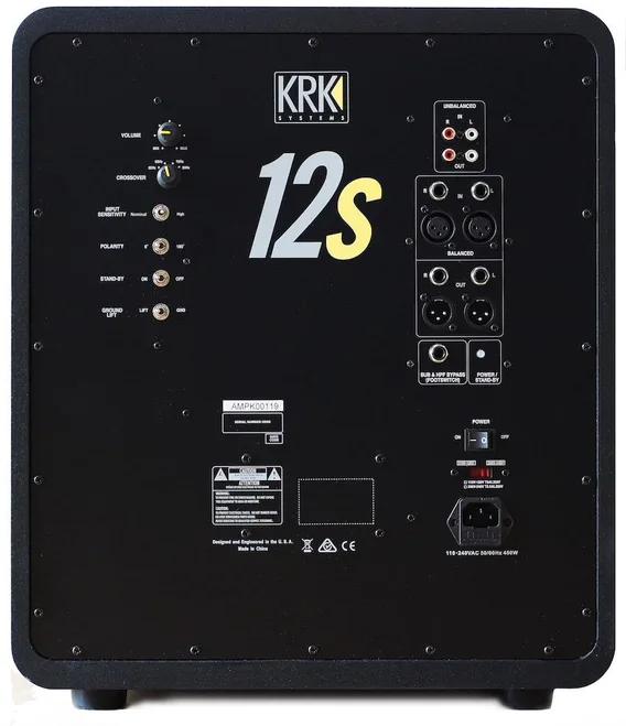 KRK 12S, Powered Studio Sub Woofer
