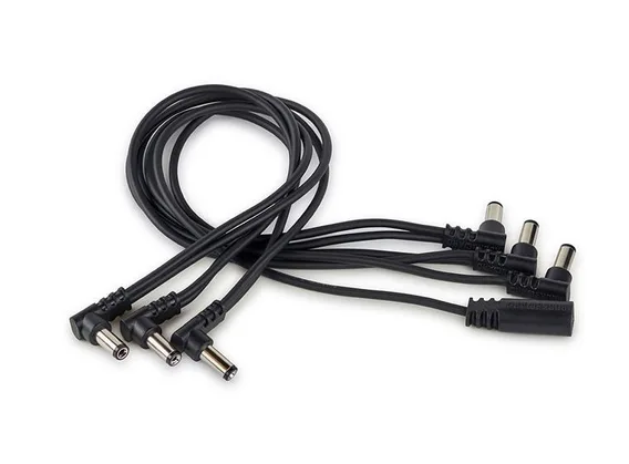 RockBoard Flat Daisy Chain Cable, 6 Outputs, angled