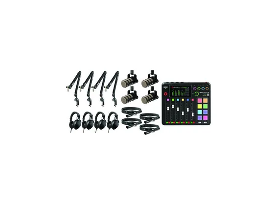 Røde RODE Four-person podcasting bundle