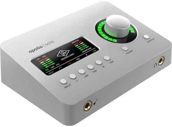 Universal Audio Apollo Solo, x2 Mic, x1 DSP,TB3 Heritage Ed.