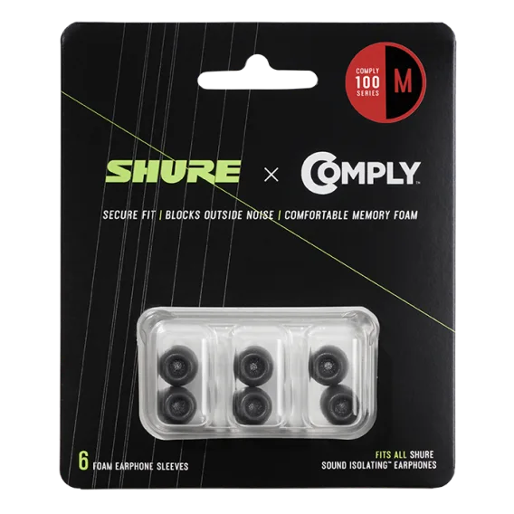 Shure 6-pc (TZ100) Comply foams MEDIUM