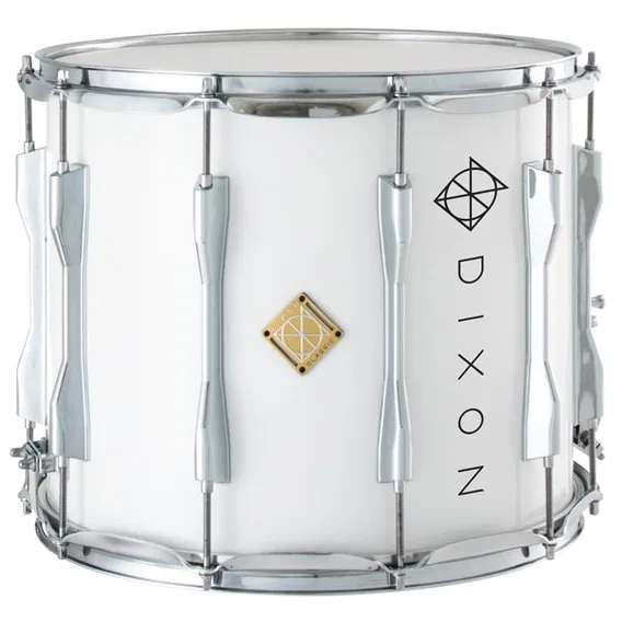 Dixon 14×12 hvit Skarptromme Marching