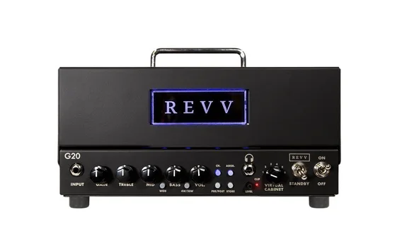 Revv G20, 20w 2x Channel Lunchbox Tube Amp with built-in Reactive Load and Cab Sim
