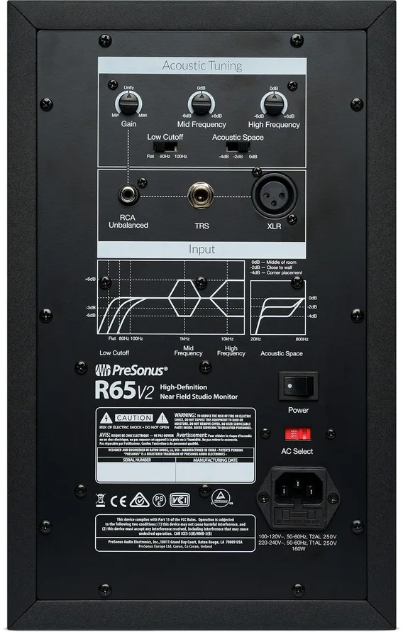 PreSonus R65 V2 Powered Studio Reference Monitors