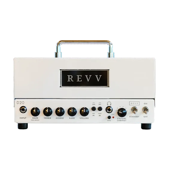 Revv D20 White, 20w Lunchbox Tube Amp - White Finish