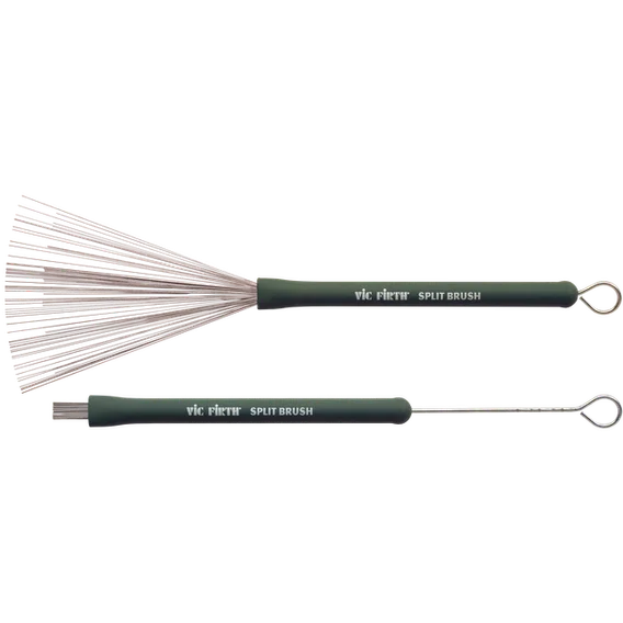 Vic Firth Metall Visper Split Brush Green SB