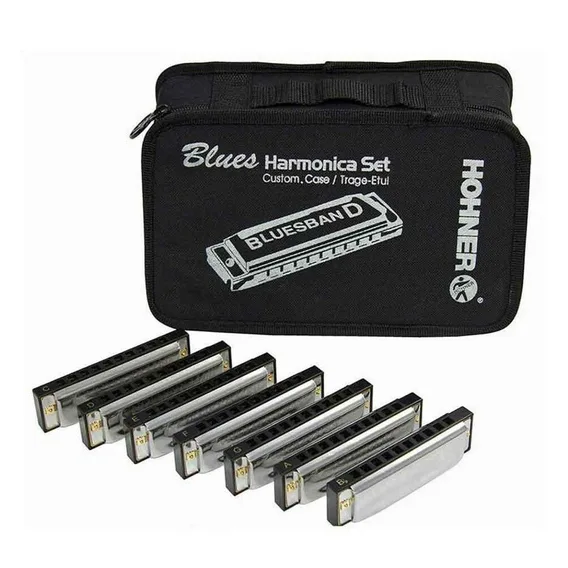 Hohner Blues Band Harmonica Set 7pcs.