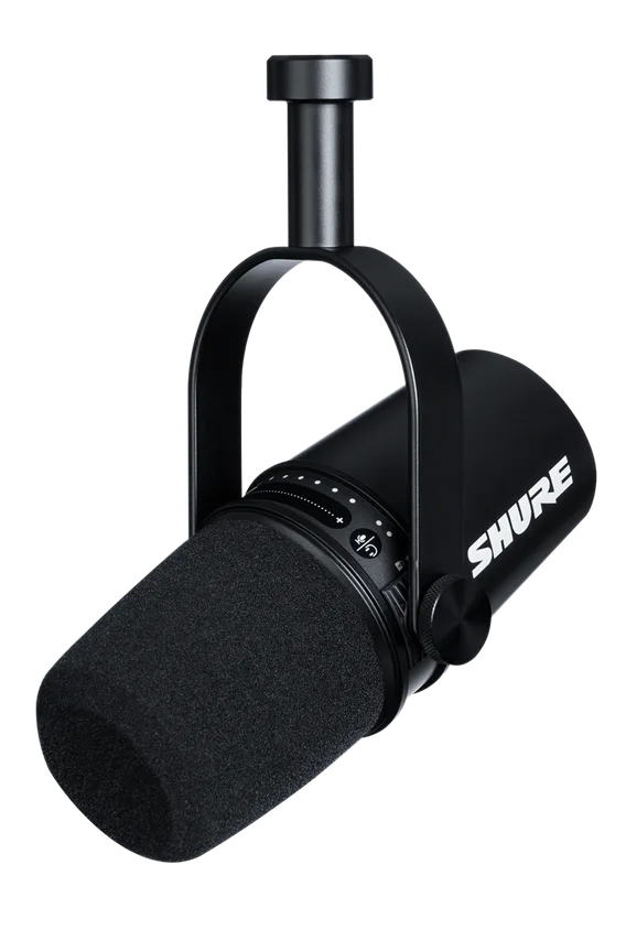 Shure MV7, Broadcast/Studio Mikrofon, Black