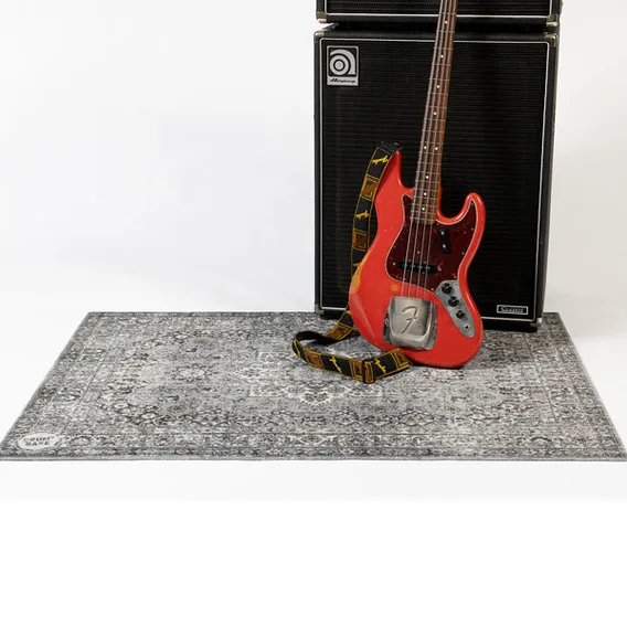 DRUMnBase Persian Stage Mat Grey 130 x 90cm