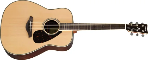 Yamaha FG830 Solid Top Folk Guitar, Natural